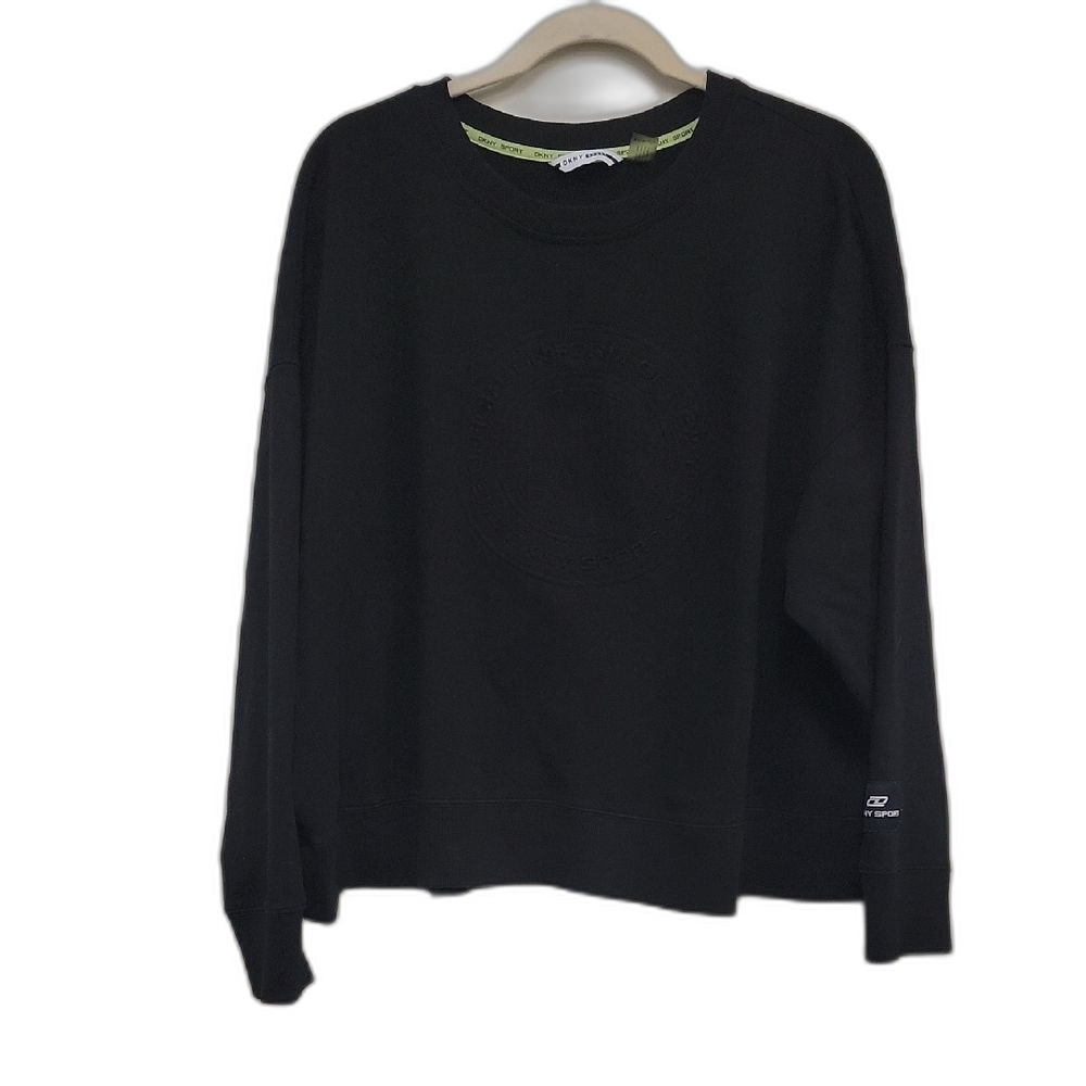 DKNY Sport Black and Green Crewneck
